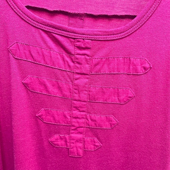 Ben Sherman Scoop Neck Tank with Front Appliqué Detail – Size M - Picture 3 of 6